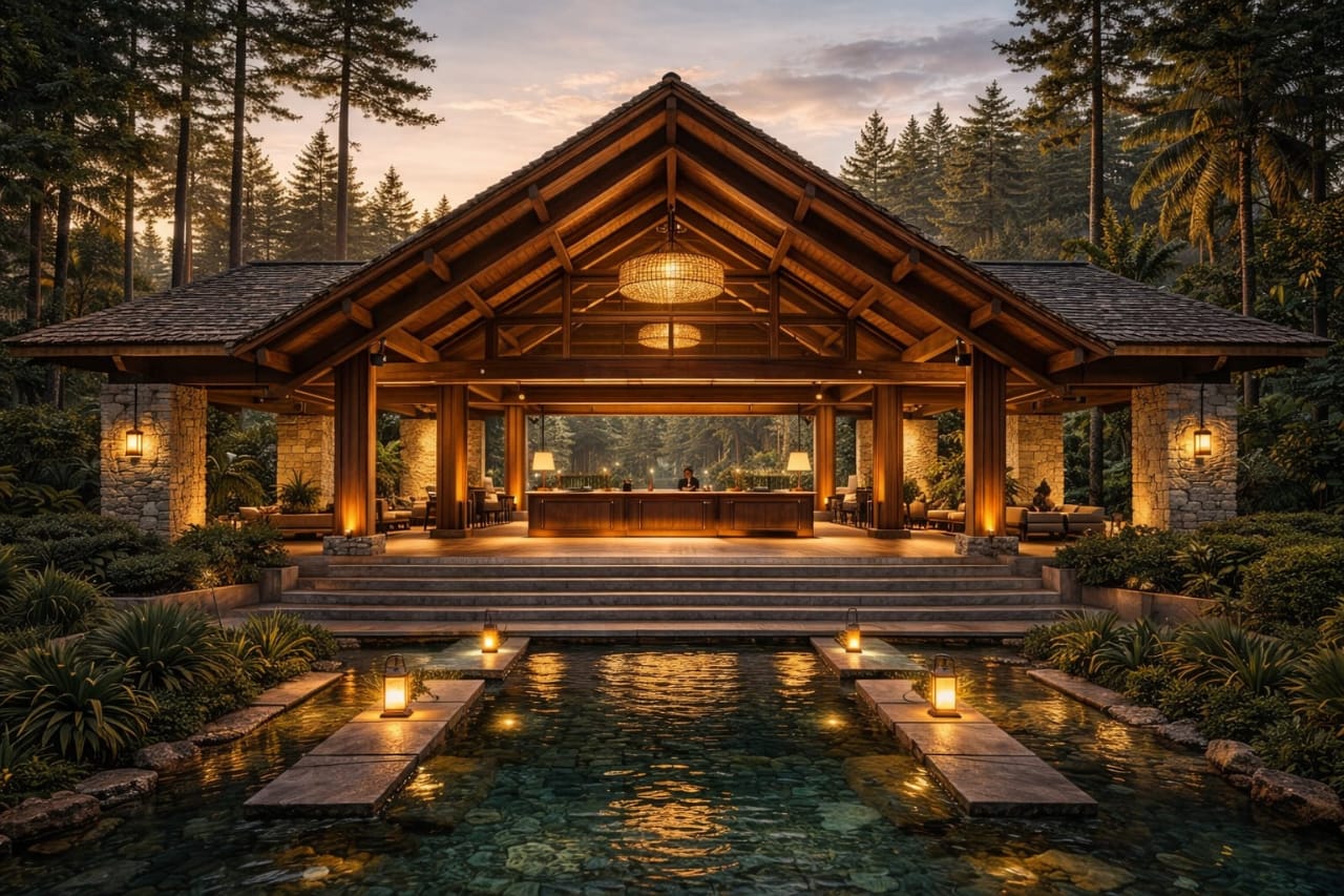 Casa Del Lago water and greenery