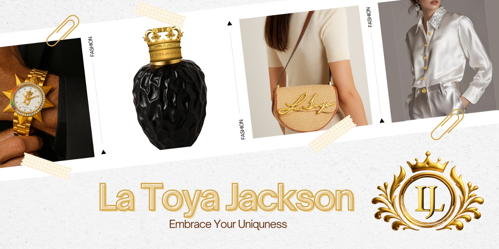 La Toya Jackson signature visual