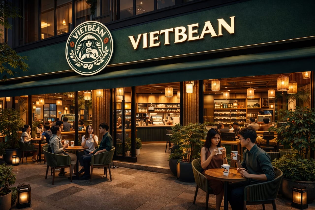 Vietnamese coffee brewing